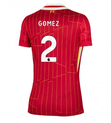 Liverpool Joe Gomez #2 Primera Equipación Mujer 2024-25 Manga Corta